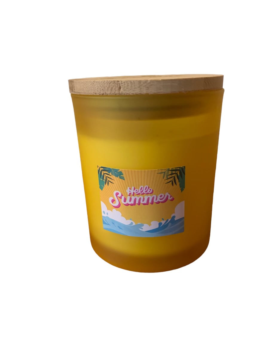 14oz Hello Summer Fragrance Soy Blend Wax Candles