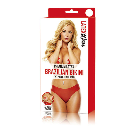Panties LatexWear  Brazilian Red