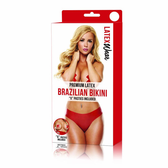 Panties LatexWear  Brazilian Red