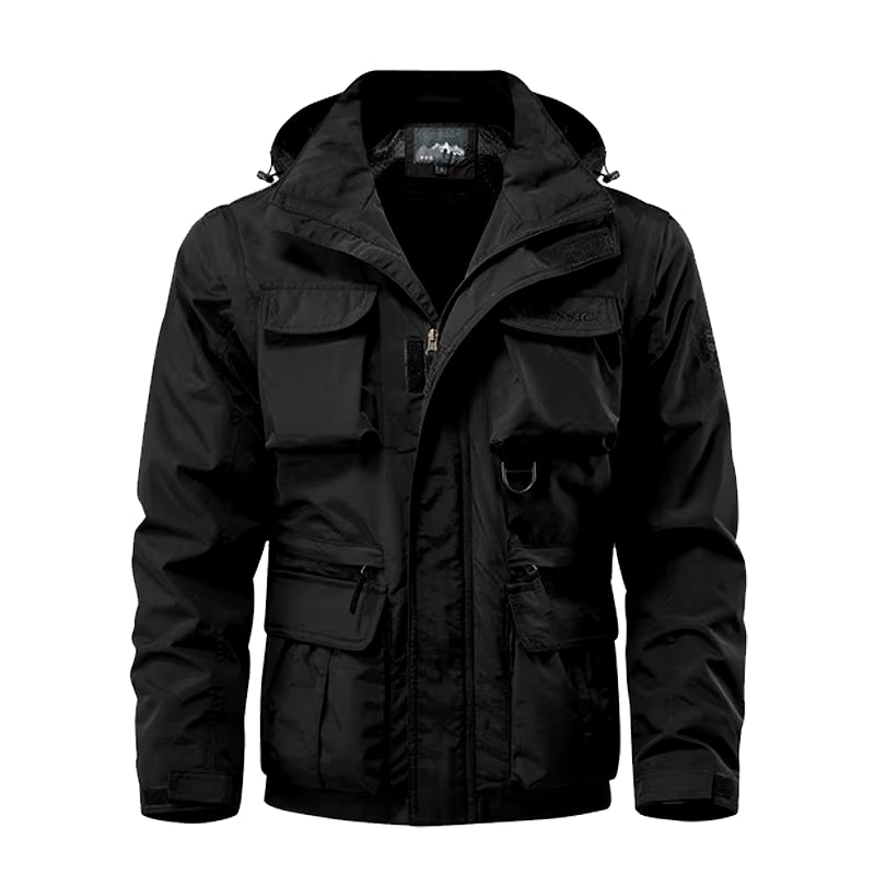 Men Windproof Hooded Jacket