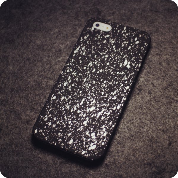 Silver Starry Night iPhone Case – Elegant & Durable Protection