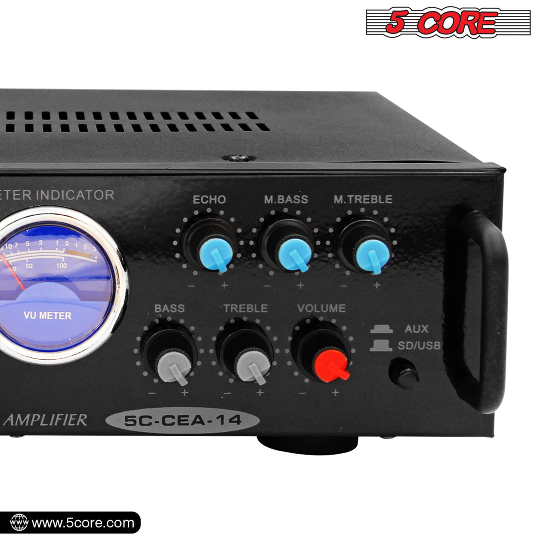 XCore Dual Channel Amplifier Car Audio System 300W Audio Reciver Car
