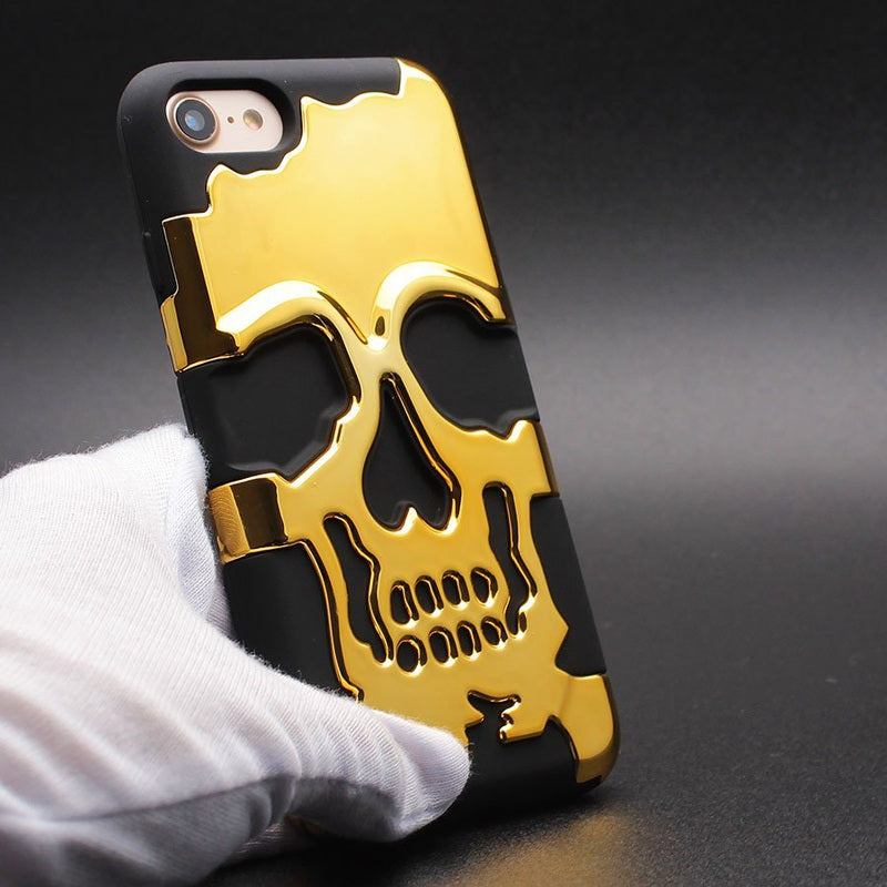 Double-Deck Skull iPhone Case – Bold & Stylish Protection