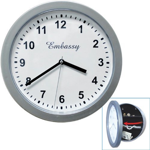 Wall Clock Hidden Safe