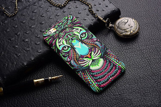 Aztec Tiger iPhone Case