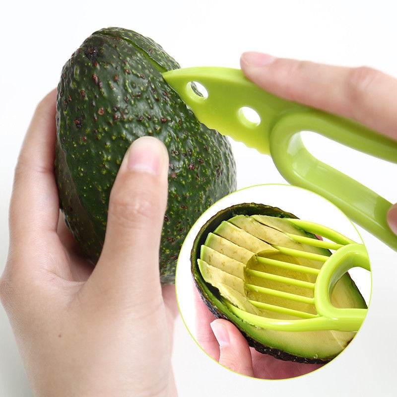 Effortless 3in1 Avocado Slicer for Home  Outdoors