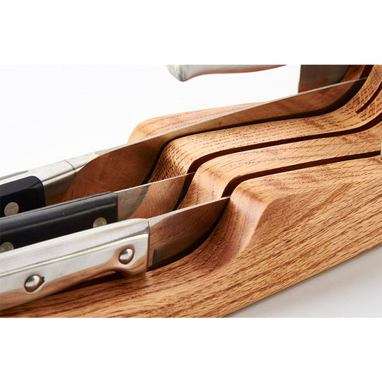 Oak Kitchen Knife Holder