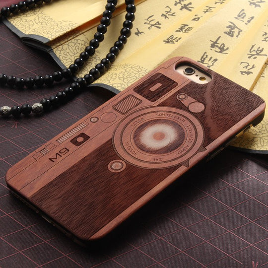 Wood Camera Design iPhone Case