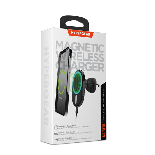 HyperGear MagVent Wireless Car Charging Mount for iPhone 13 (15454-HYP