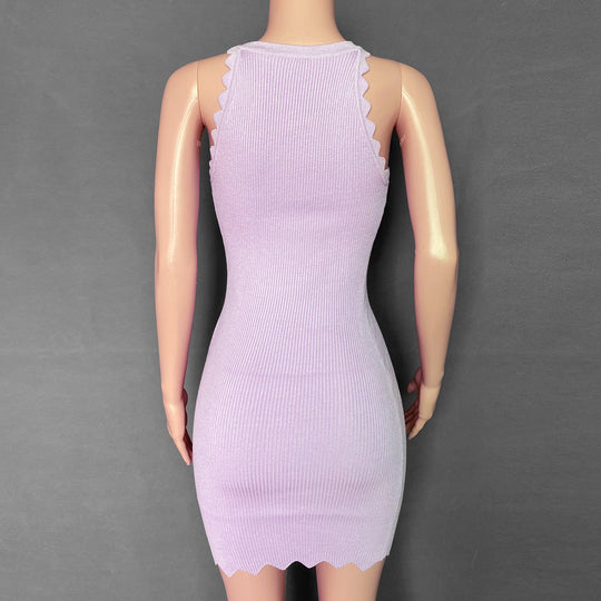 Women Clothing Sexy Stretch Flattering Petal Edges Camisole Solid.