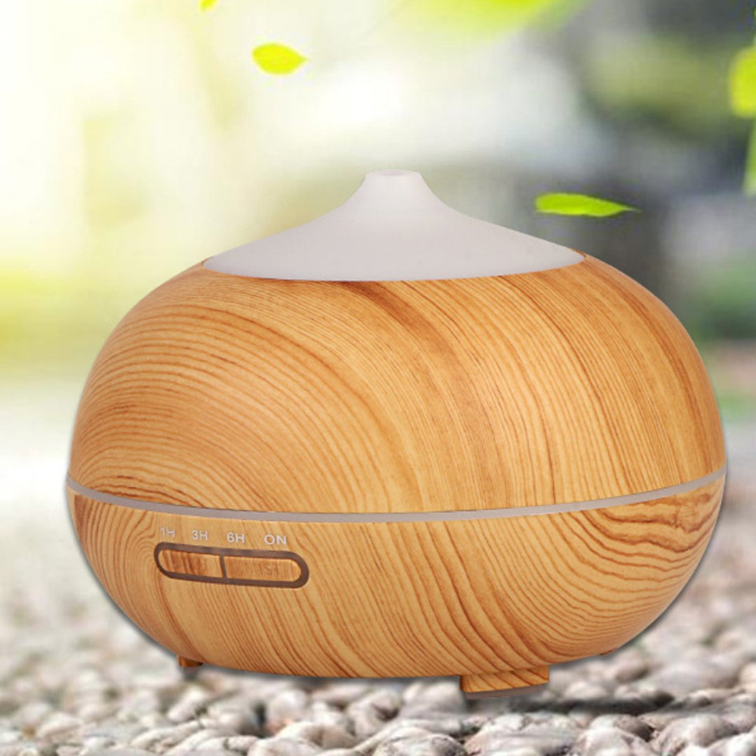 Mistyrious Essential Oil Humidifier Natural Oak Design With Easy