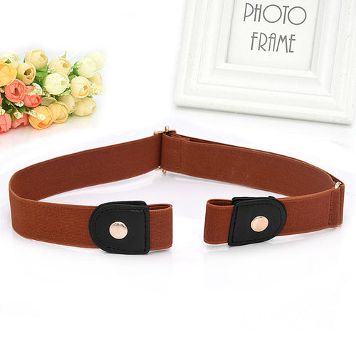Invisible Buckle-Free Stretch Belt for Women and Men Perfect Waist