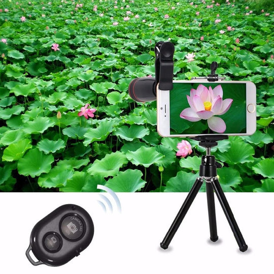 11-in-1 Smartphone Camera Lens Kit – Wide Angle, Macro, Telephoto, and More