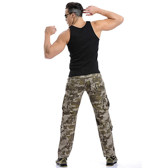 Cargo Trousers Camo Jogger Men | Multi Pocket Camo Cargo Jogger - 2023