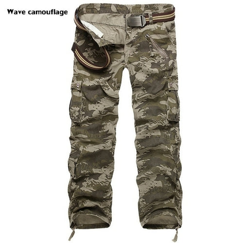 Cargo Trousers Camo Jogger Men | Multi Pocket Camo Cargo Jogger - 2023