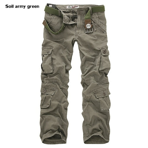 Cargo Trousers Camo Jogger Men | Multi Pocket Camo Cargo Jogger - 2023