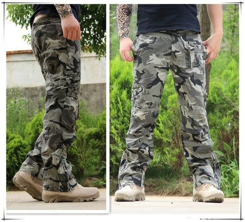 Men's Tactical Pants Army Military Style Cargo Pants Men Camo Jogger