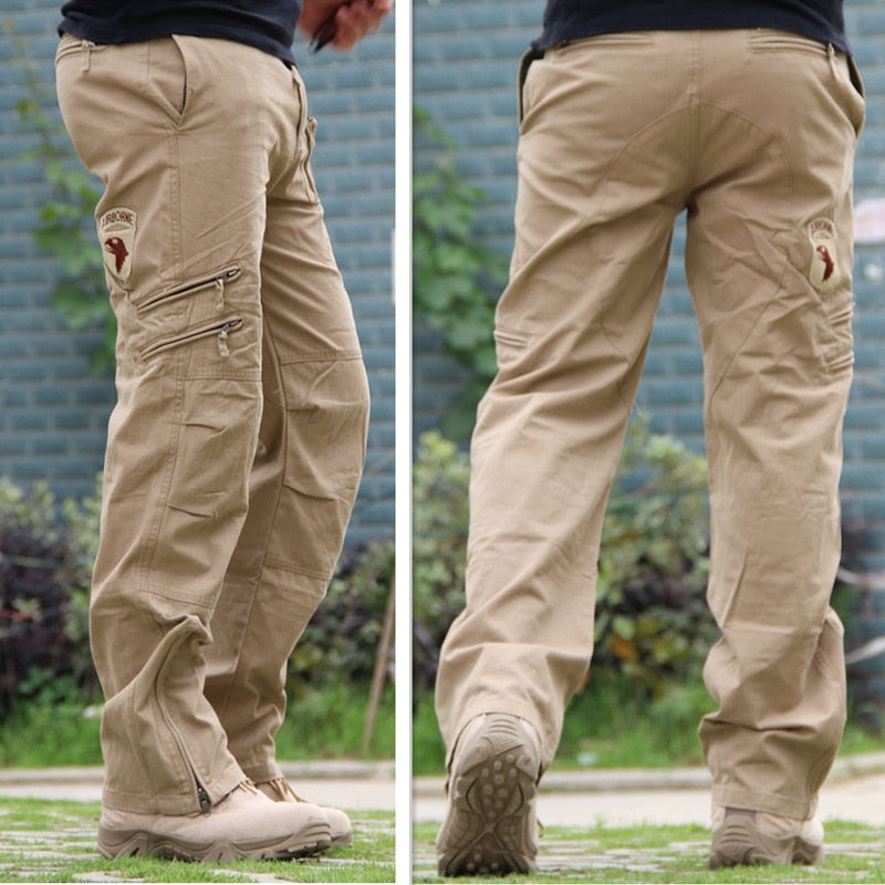 Men's Tactical Pants Army Military Style Cargo Pants Men Camo Jogger