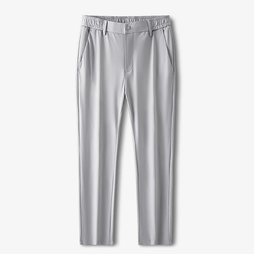 Mens Chino Pants Straight Casual Brand Elastic | Mens Elastic Waist