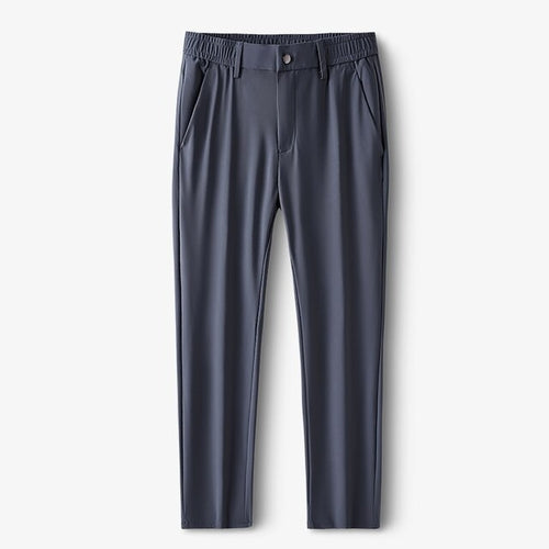 Mens Chino Pants Straight Casual Brand Elastic | Mens Elastic Waist