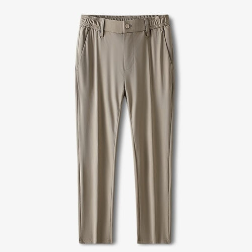 Mens Chino Pants Straight Casual Brand Elastic | Mens Elastic Waist