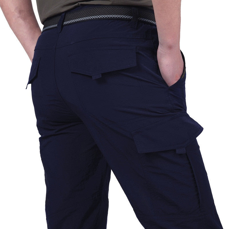 2022 Outdoor Waterproof Tactical Cargo Pants Men Breathable Summer