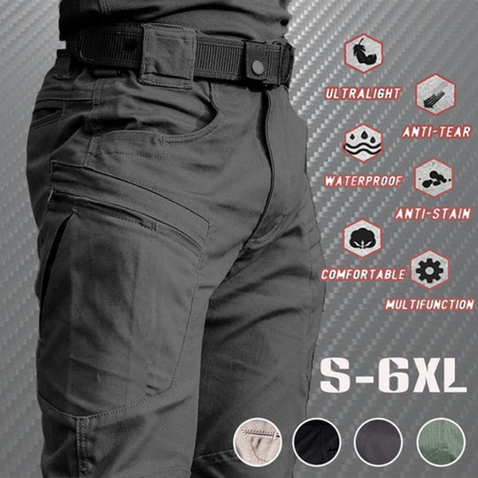 2022 Outdoor Waterproof Tactical Cargo Pants Men Breathable Summer