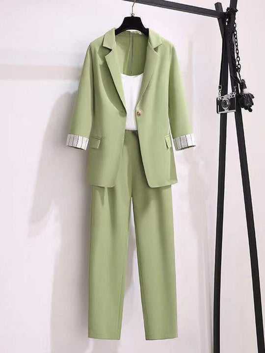 2022 Spring New Plus Size Korean Elegant Women's Suit Female Blazer