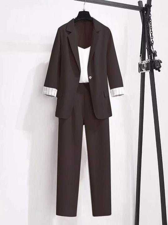 2022 Spring New Plus Size Korean Elegant Women's Suit Female Blazer