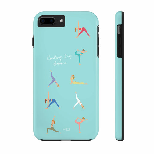 Yoga Poses iPhone Case with Wireless Charging – Stylish & Functional Protection