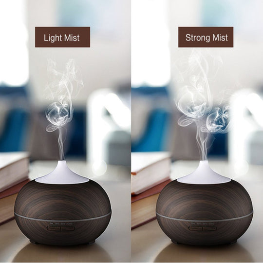 Mistyrious Essential Oil Humidifier Natural Oak Design With Easy