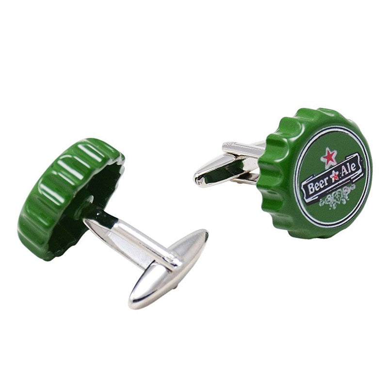 Beer Bottle Cap Cufflinks