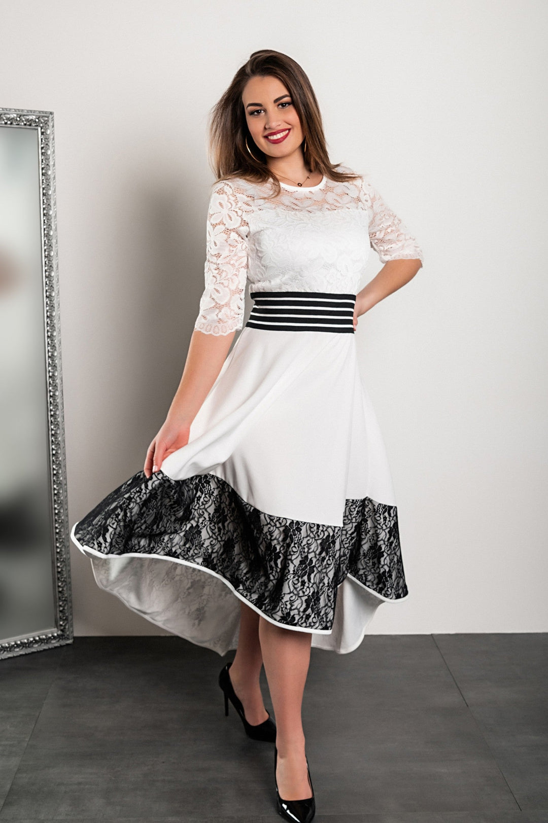 WOMEN DRESS BIANCA - WHITE