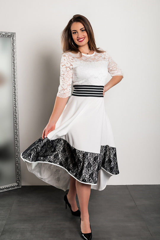WOMEN DRESS BIANCA - WHITE