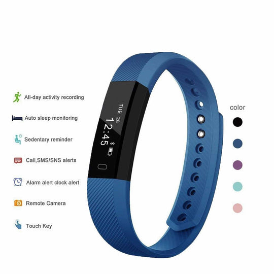 SmartFit Slim Fitness Tracker with Free Band – Activity & Health Monitor