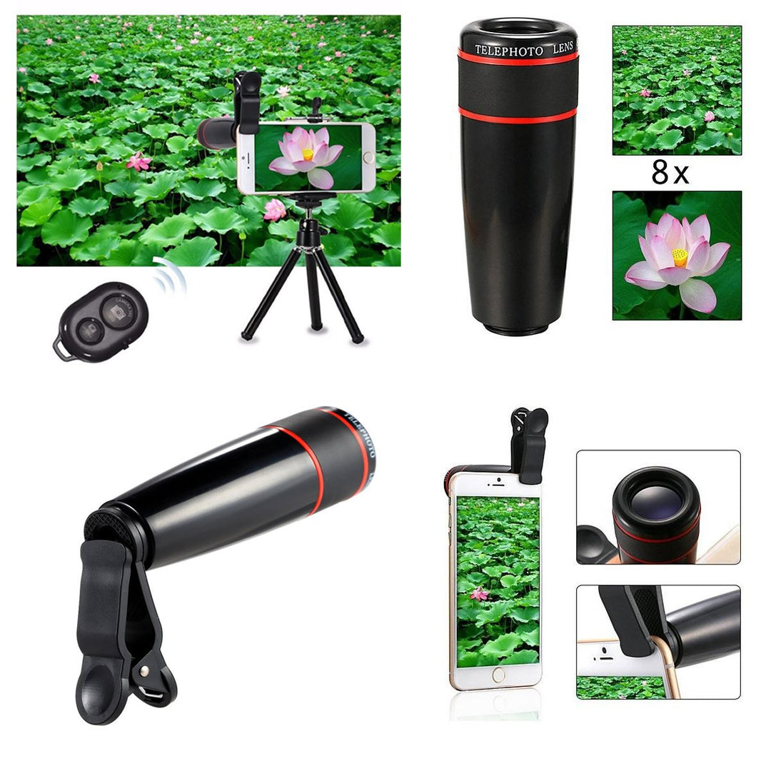 11-in-1 Smartphone Camera Lens Kit – Wide Angle, Macro, Telephoto, and More