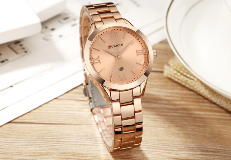 POSH Women Watch | Luxurious Quartz Timepiece by Curren, 550855