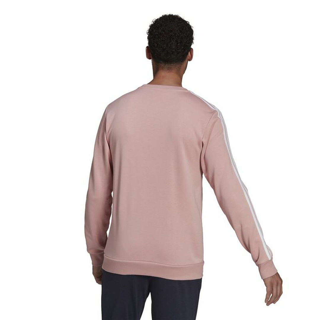 Men’s Sweatshirt without Hood Adidas Essentials French Terry 3 Stripes