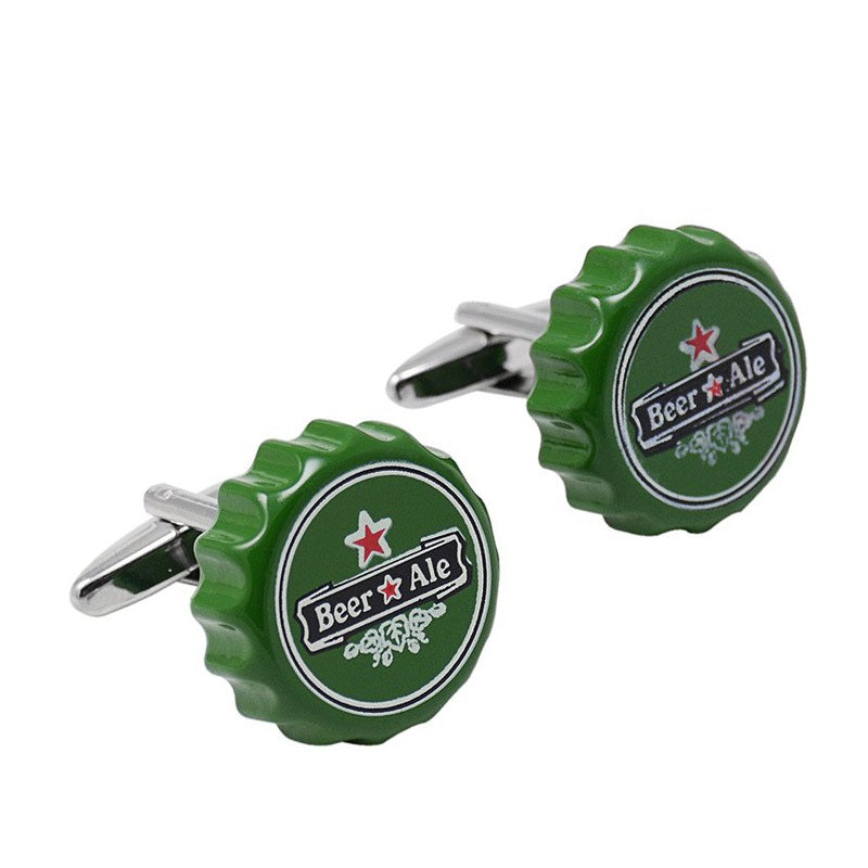 Beer Bottle Cap Cufflinks