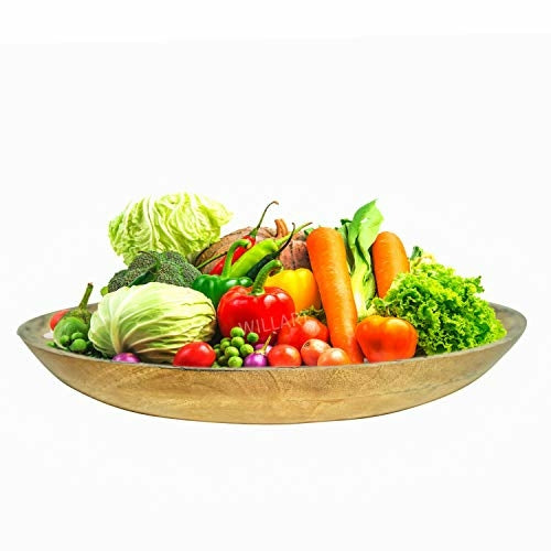 Wooden Fruit Basket for Home Kitchen Office