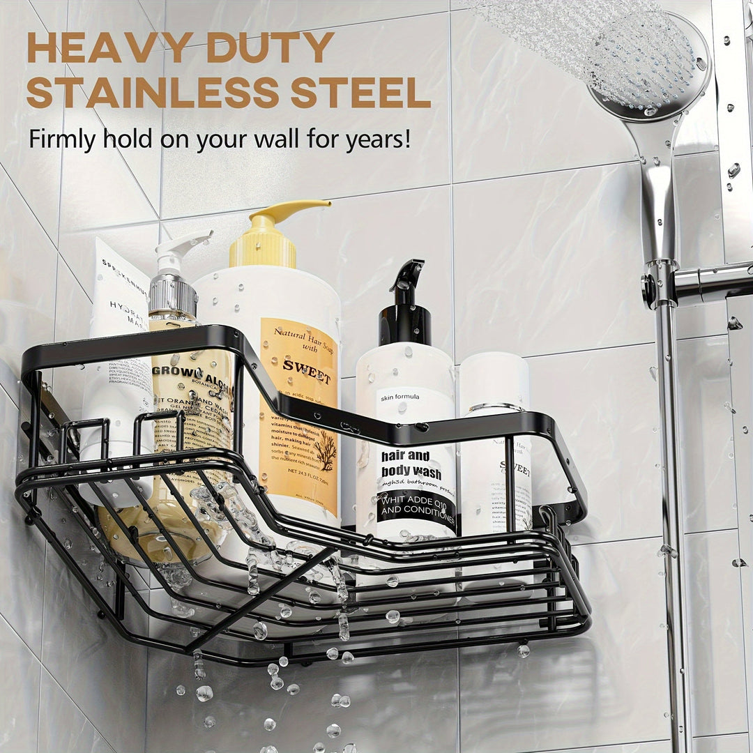 Set of 2 Durable WallMounted Bathroom Shelves