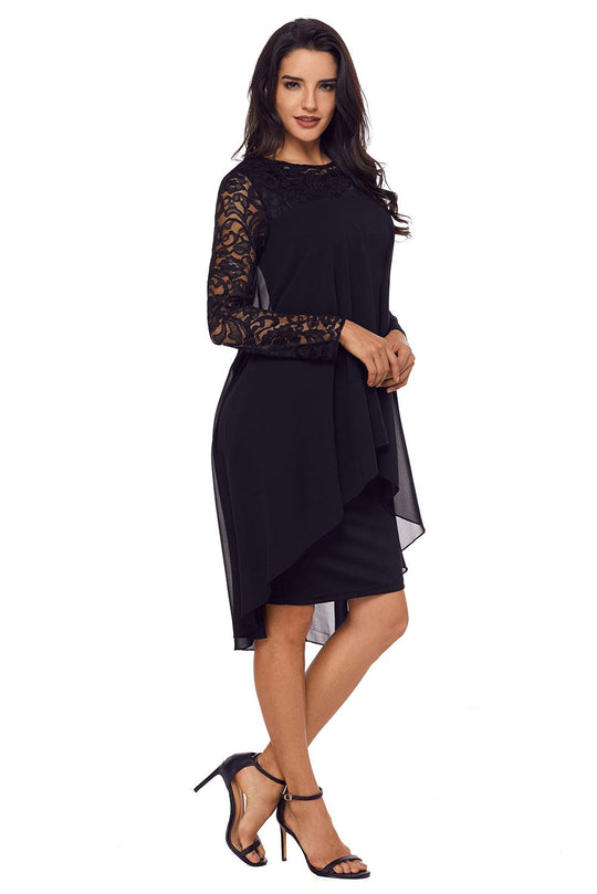 WOMEN DRESS ALEXINA - BLACK
