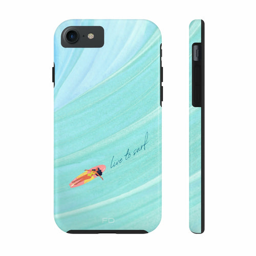 Live to Surf iPhone Case – Stylish, Durable Protection