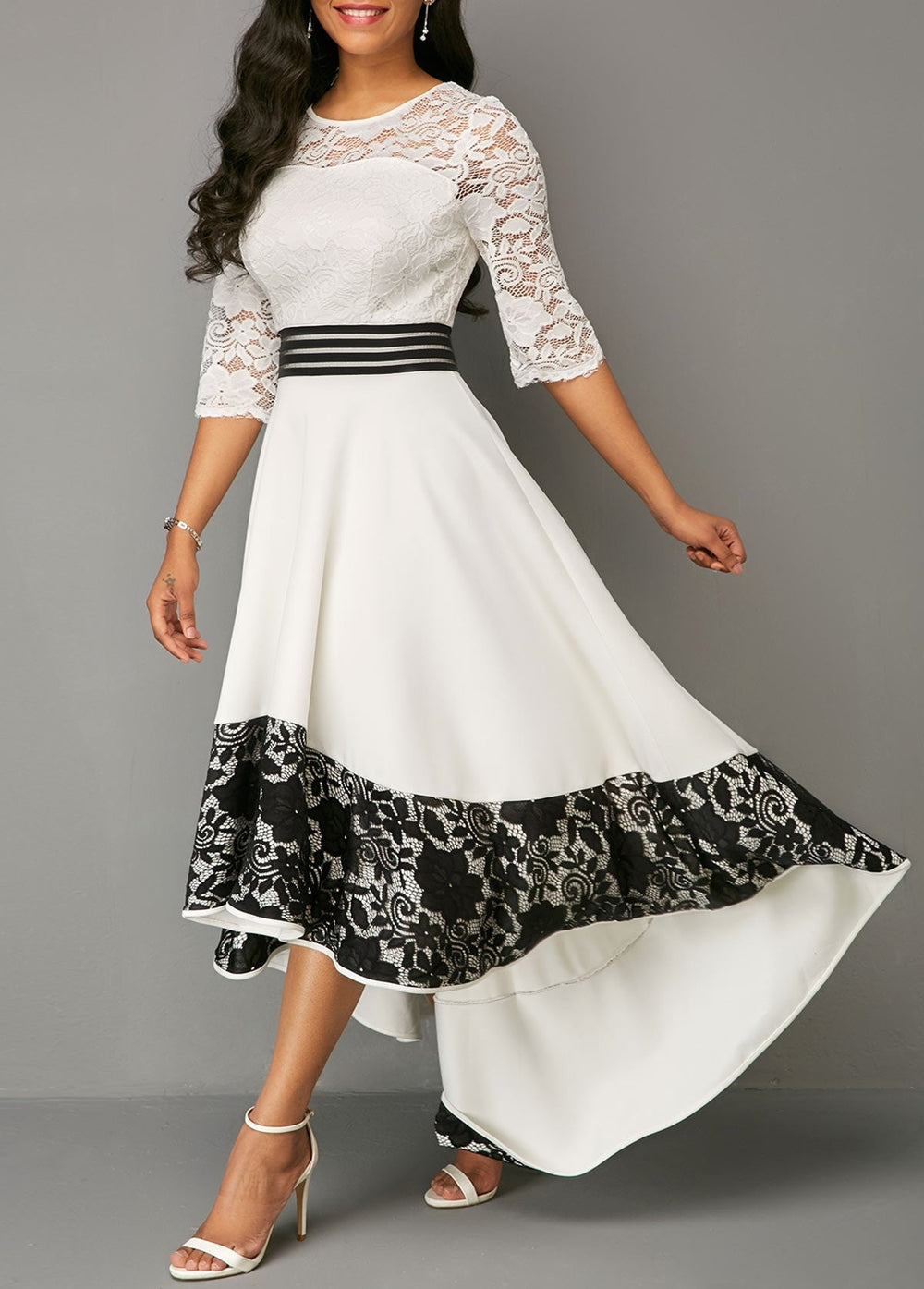 WOMEN DRESS BIANCA - WHITE