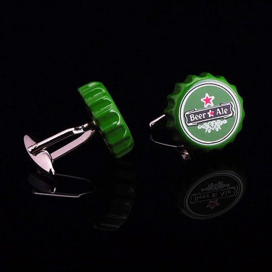 Beer Bottle Cap Cufflinks