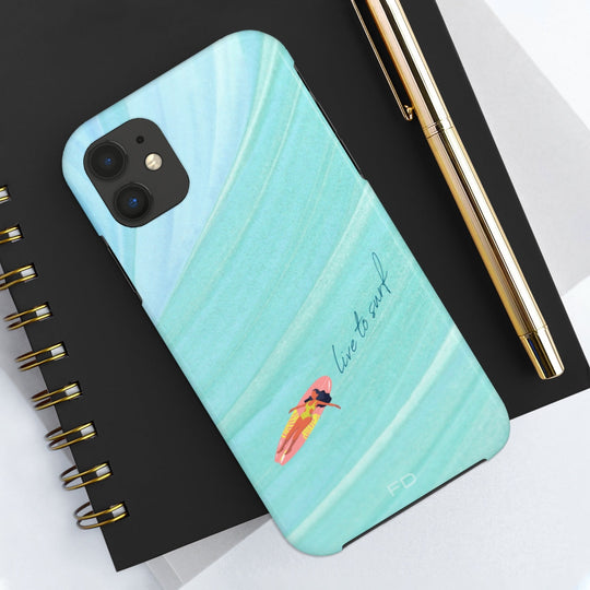 Live to Surf iPhone Case – Stylish, Durable Protection