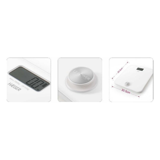 Digital Bathroom Scales Haeger U-Power 180 kg