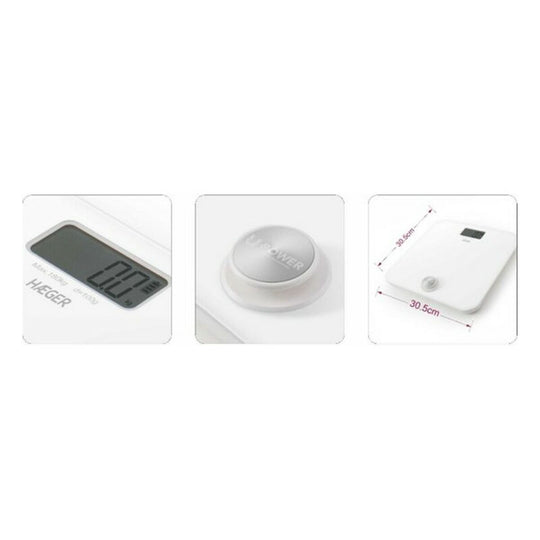 Digital Bathroom Scales Haeger U-Power 180 kg