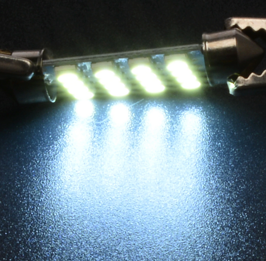 14Pcs T10 36mm LED Interior Car Accessories Kit Map Dome License Plate