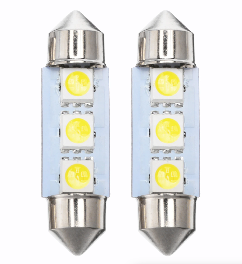 14Pcs T10 36mm LED Interior Car Accessories Kit Map Dome License Plate